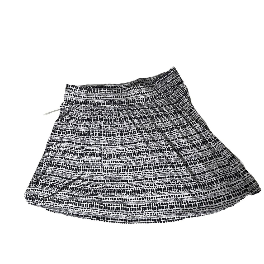 Lane Bryant Skirt Sz‎ 2X Stretch Navy Blue Casual Pull On Layer Comfort Travel